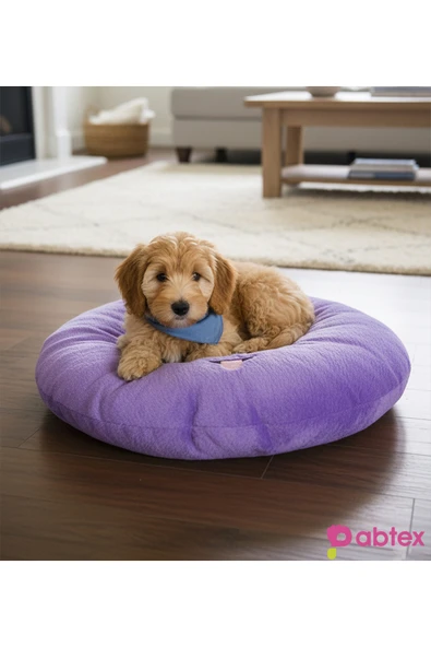 Ayıcı Oyuncak Pelüş Dokulu Kedi Köpek Yatağı 80 cm – Konforlu ve Dayanıklı ürün görseli 1