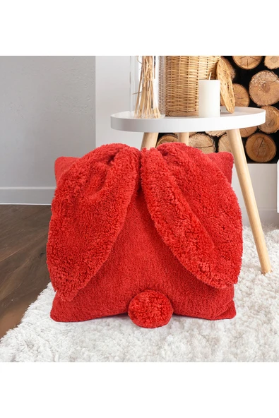 Özgüner Oyuncak Pabtex Kırlent Kulaklı Yastık Tavşan Kulak Tasarım - Sevimli Tasarım ürün görseli