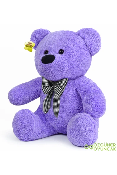 Pababo Oturan Peluş Ayıcık Papyonlu – Yumuşak ve Sevimli Hediyelik Ayı ürün görseli 1