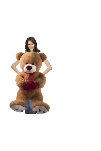 Ayıcı Oyuncak Özgüner 100 Cm Kahve Bobo Peluş Ayıcık ürün görseli 1