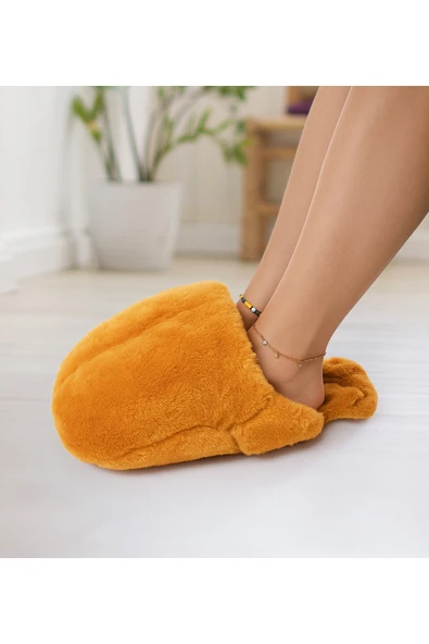 Ayıcı Oyuncak Peluş Ayak Isıtıcı Panduf– Kışlık Yumuşak Ev Pandufu ürün görseli 1