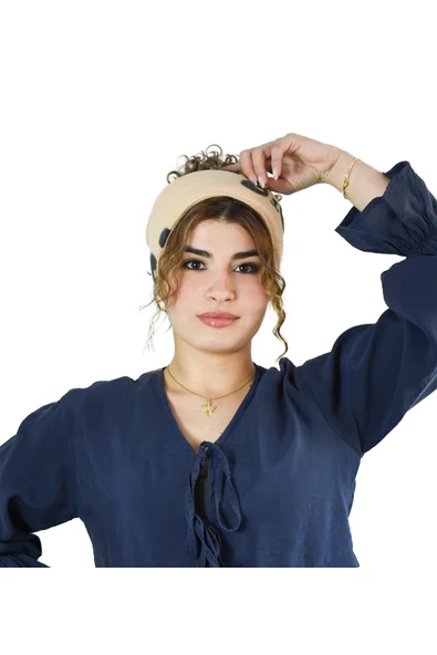 Harika Peluş Fabrikası Pabtex Geniş Polar Saç Bandı | Makyaj Rutinleri Ve Soğuk Havalara Özel - Resim 3