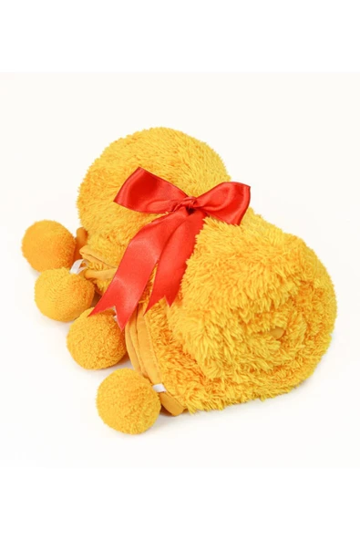 Harika Peluş Fabrikası Pabtex Legosh Bebek/çocuk Battaniyesi Ponponlu Yerli - Resim 3