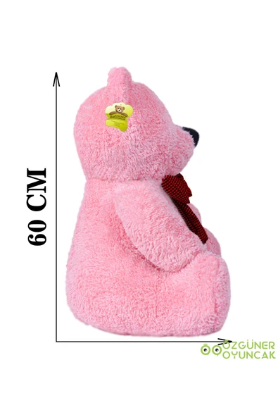 Özgüner Oyuncak Papyonlu Peluş Oturan Ayıcık – Doğum Günü Hediyesi Sevimli Ayı - Resim 7