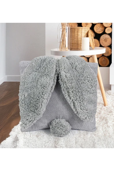 Özgüner Oyuncak Pabtex Kırlent Kulaklı Yastık Tavşan Tasarım - Sevimli Tasarım Ile Ev Dekorasyonunuzu Tamamlayın ürün görseli