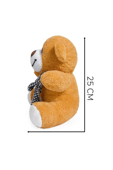 Özgüner Oyuncak Özgüner Papyonlu Oturan Peluş Ayıcık: En Tatlı Hediye Seçeneğiniz! (%100 Yerli) - Resim 4