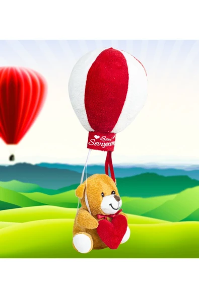 Ayıcı Oyuncak Uçan Balonlu Ayıcık - Resim 4
