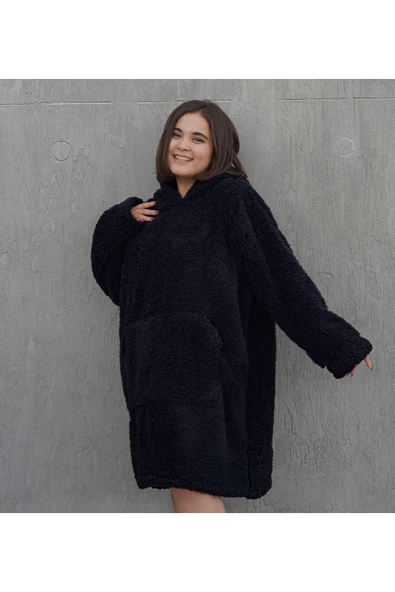 Özgüner Oyuncak Paptex Welsoft Peluş Polar Giyilebilir Battaniye Pijama - Resim 3