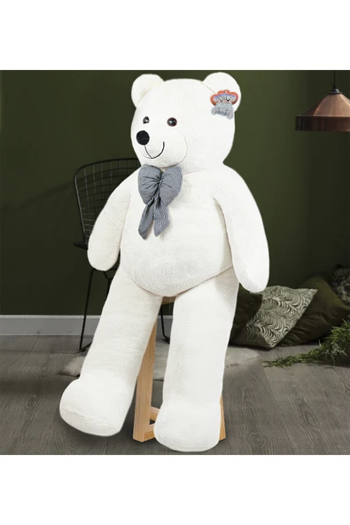 Ayıcı Oyuncak Dev 170 Büyük Peluş Ayıcık Beyaz - Resim 6