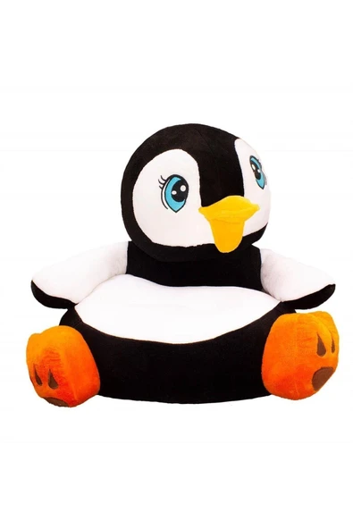 Ayıcı Oyuncak Penguen Peluş Oyuncak Bebek Çocuk Koltuğu (%100 Yerli) - Resim 3