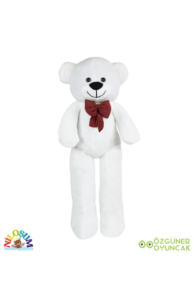 Özgüner Oyuncak Sevgiliye Hediye Seti – 90 cm Peluş Ayıcık & 24 Ayar Altın Kaplama Kolye - Resim 7