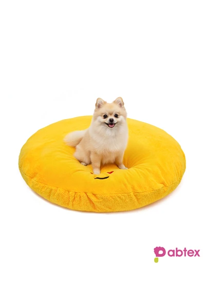 Ayıcı Oyuncak Pelüş Dokulu Kedi Köpek Yatağı 80 cm – Konforlu ve Dayanıklı - Resim 2