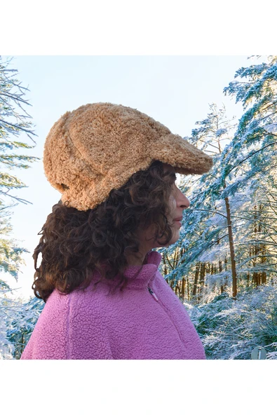 Ayıcı Oyuncak Paptex Peluş Kadın Kasket Şapkası: Hem Modern Hem Pratik - Resim 6