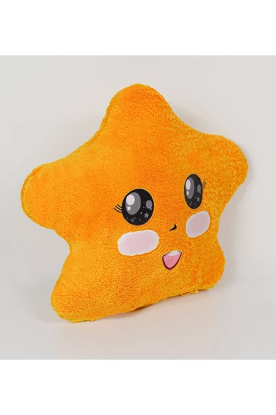 Ayıcı Oyuncak Uyku Arkadaşım Ledli Yıldız Yastık - Resim 4