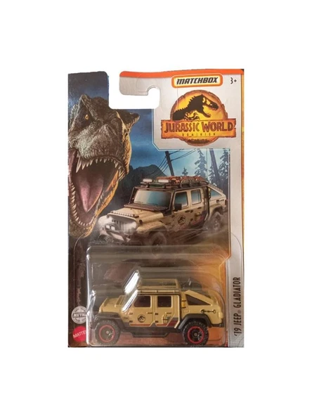 Matchbox Jurassic World Tekli Araçlar FMW90 Hbg96 19 Jeep Gladiator ürün görseli 1