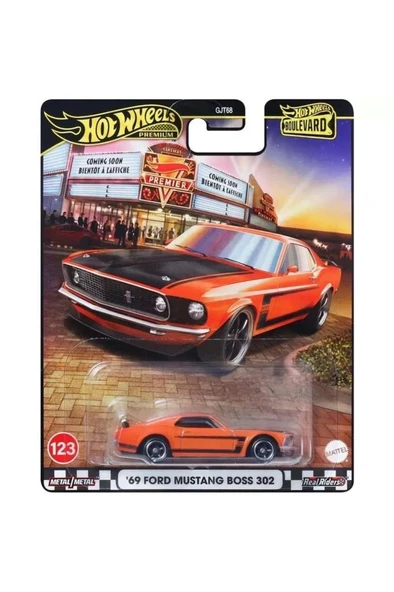 Hot Wheels Premium '69 Ford Mustang Boss 302 GJT68 JBL20 ürün görseli 1