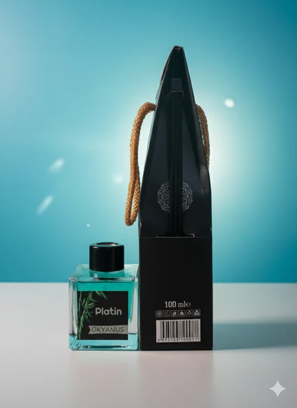 Platin Okyanus Bambu Çubuklu Oda Kokusu 100ml ürün görseli