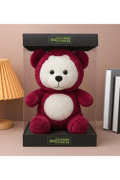 Harika Peluş Fabrikası Uykumcuk Ayıcık Sevgiliye Özel 40 CM - Resim 5