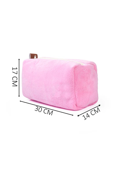 Ayıcı Oyuncak Yumuşacık Peluş Seyahat Çantası – Konforlu ve Şık Tasarım - Resim 4