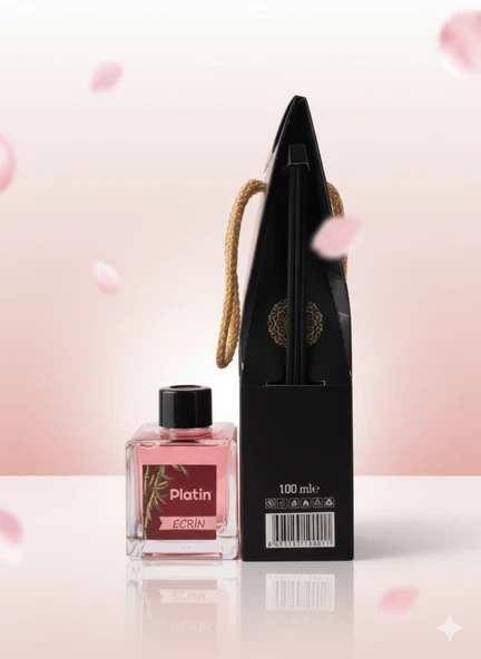 Platin Ecrin Bambu Çubuklu Oda Kokusu 100ml - Resim 3