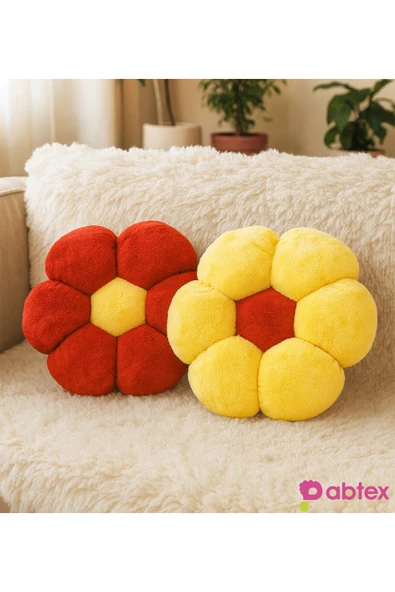 Harika Peluş Fabrikası Taraftar Temalı Papatya Formlu Peluş Yastıklar – 2’li Konforlu Takım ürün görseli 1