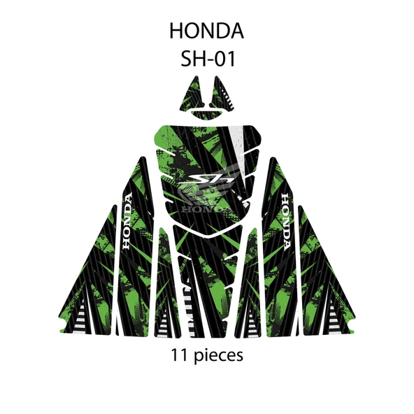 Honda SH-125 ( 2024 ) ile Uyumlu 11 Parça Tank Pad Seti GC21-1 ürün görseli