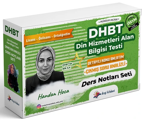 Dizgi Kitap DHBT Ders Notları Seti 13 Fasikül - Handan Bulut Hoca Dizgi Kitap ürün görseli 1