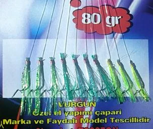 VURGUN 80gr 10 iğneli 3 Renk Yeşil Organze Çapari - 3