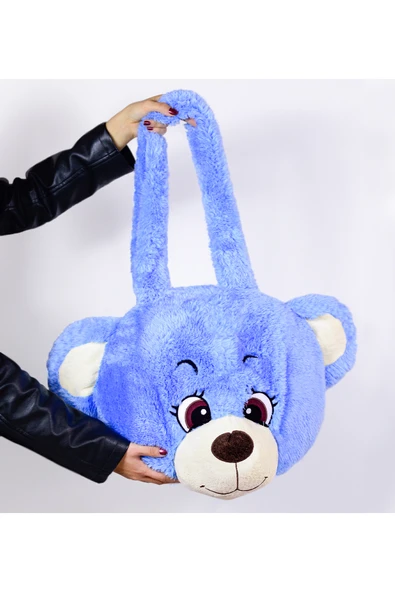 Ayıcı Oyuncak Yumuşacık Ayıcık Detaylı Omuz Çantası – Şıklığı ve Rahatlığı Bir Arada - Resim 2