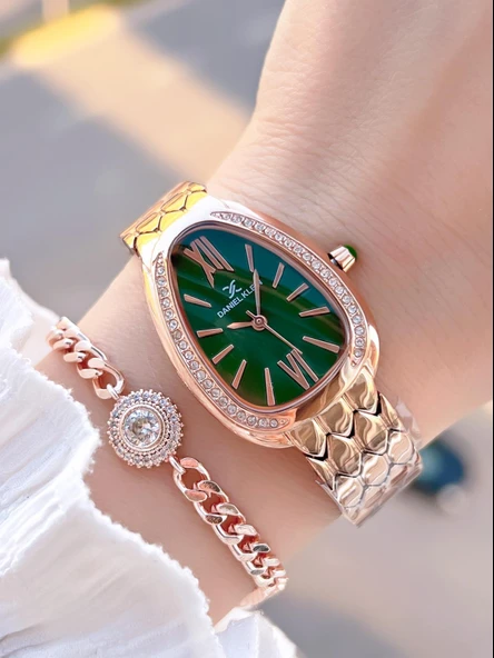 Daniel Klein Çelik Kordon 30 Mt Suya Dayanıklı Kadın Kol Saati+Bileklik BF.GF.10067.6 ürün görseli