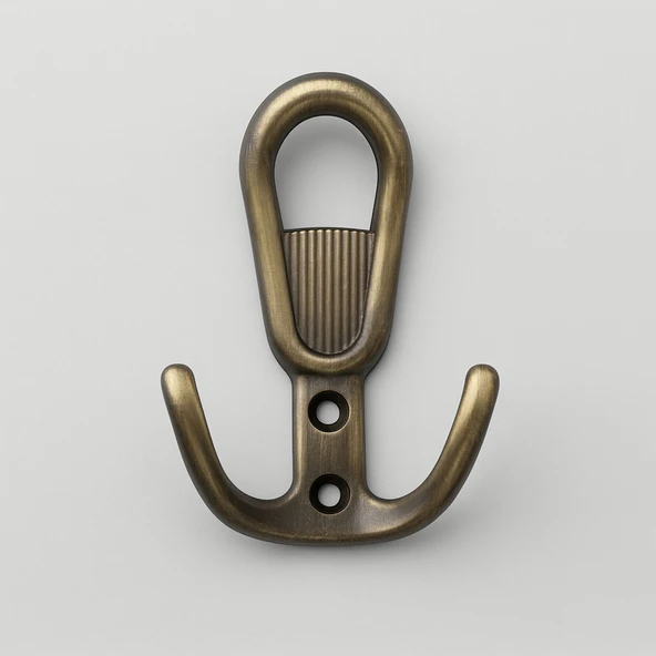 Yunus Antik Sarı Askı Askılık Duvar Vidalı Çanta Elbise Asma Portmanto Vestiyer Banyo Mutfak Askısı - Resim 5