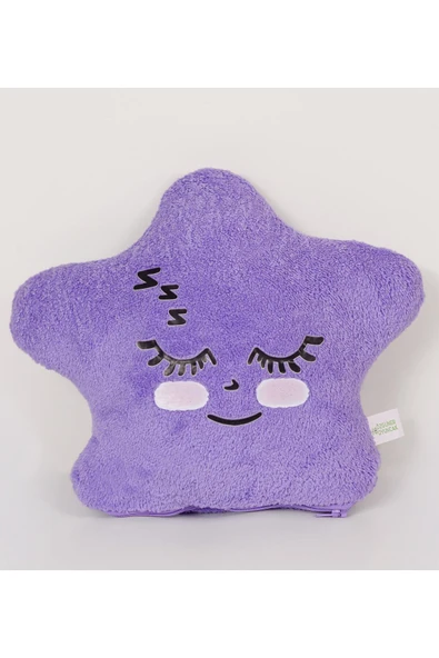 Harika Peluş Fabrikası Uyku Arkadaşım Ledli Yıldız Yastık - Resim 3