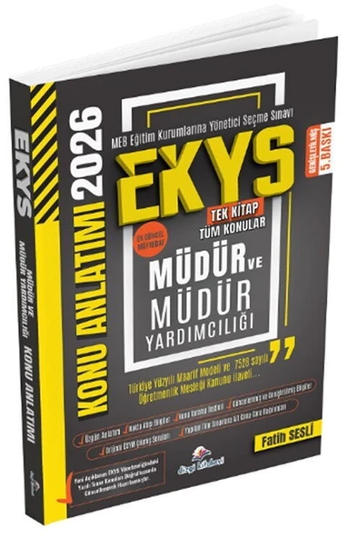 2026 MEB EKYS Müdür ve Yardımcılığı Konu Anlatımı 5. Baskı Dizgi Kitap ürün görseli 1