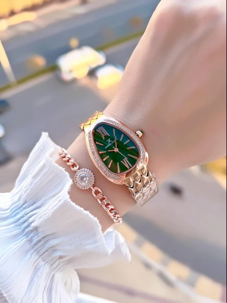 Daniel Klein Çelik Kordon 30 Mt Suya Dayanıklı Kadın Kol Saati+Bileklik BF.GF.10067.6 - Resim 2