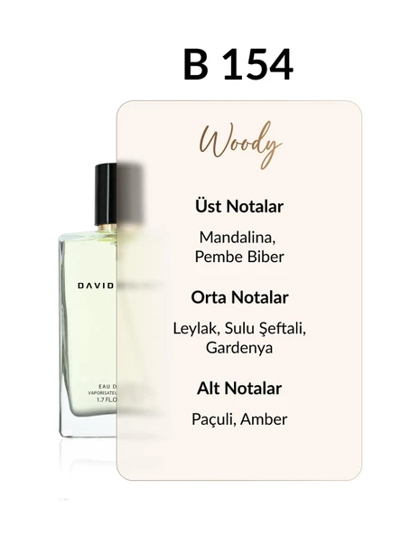 David Walker B154 Guest 50 ml Kadın Parfüm | Woody - Resim 2