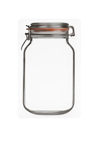 Elit Kavanoz Tasarım Kilitli Şeffaf Doypack Kahve Kuruyemiş Bakliyat Saklama Torbası 11x14 cm 10Lu - Resim 6