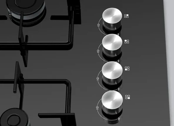 SIEMENS EO7C6PO12O SİYAH CAM OCAK - Resim 2