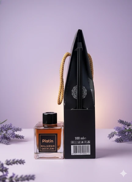 Platin Balıkesir Geceleri Bambu Çubuklu Oda Kokusu 100ml - Resim 3