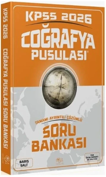 2026 KPSS Coğrafya Pusulası Soru Bankası CBA Yayınları ürün görseli 1