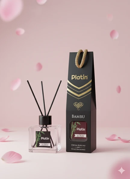 Platin Ecrin Bambu Çubuklu Oda Kokusu 100ml ürün görseli