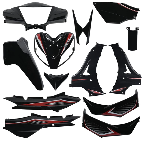 Kuba Ege 50 -100 Cc Kaporta Seti Siyah Renk Arasmoto ürün görseli 1