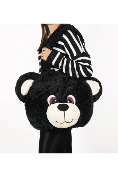 Ayıcı Oyuncak Yumuşacık Ayıcık Detaylı Omuz Çantası – Şıklığı ve Rahatlığı Bir Arada ürün görseli 1