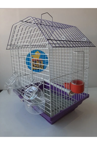 Mh Kuşu Kafesi Çift Kapı Orta Boy - Resim 2