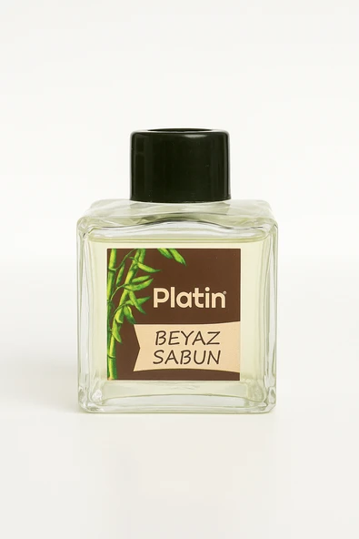 Platin Beyaz Sabunlu Bambu Çubuklu Oda Kokusu ürün görseli