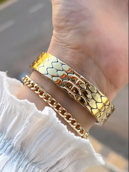 Daniel Klein Çelik Kordon 30 Mt Suya Dayanıklı Kadın Kol Saati+Bileklik BF.GF.10067.2 - Resim 3