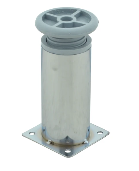 LUDIA Metal Ayarlanabilir 3 Adet Mobilya Ayağı Metal Tablalı 10cm - Resim 3