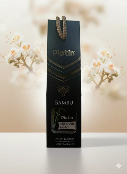 Platin Kestane Ağacı Bambu Çubuklu Oda Kokusu 100ml - Resim 3