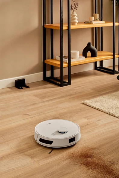 Homend Alex Laser 1291h Moplu Ve Haritalamalı Akıllı 5 Kpa Robot Süpürge Beyaz - Resim 3