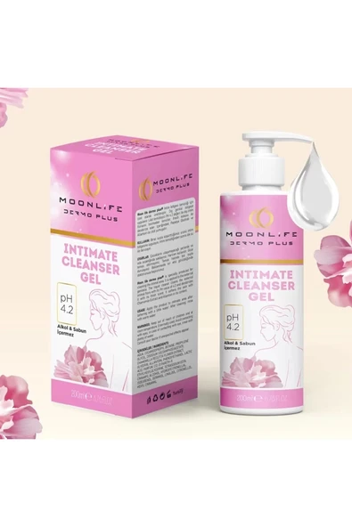 Moonlife Lipozomal Alkol ve Sabun İçermeyen İntim Jel 200 ml ürün görseli 1