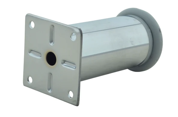 LUDIA Metal Ayarlanabilir 4 Adet Mobilya Ayağı Metal Tablalı 10cm - Resim 4